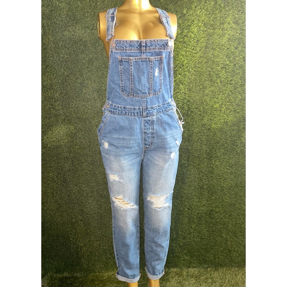 Trending denim overalls